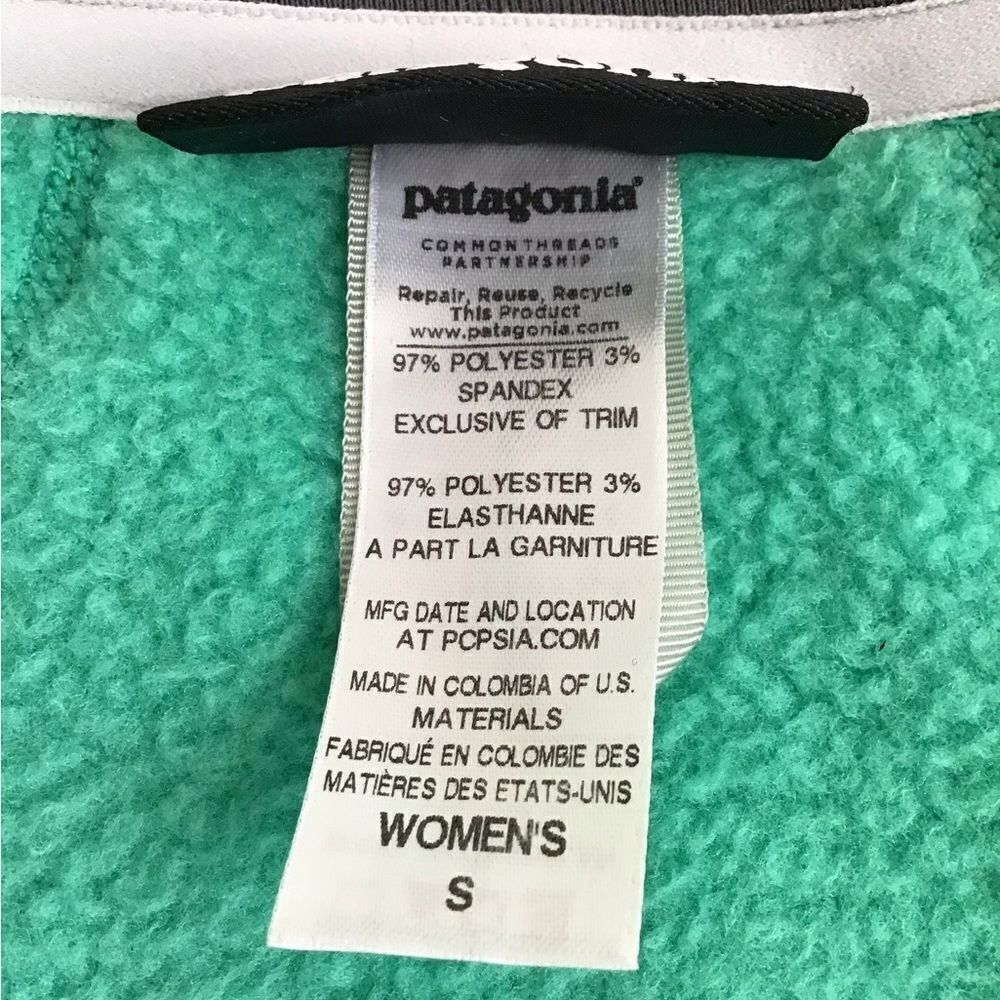 Patagonia Green R2 Jacket Size Small - Picture 10 of 10
